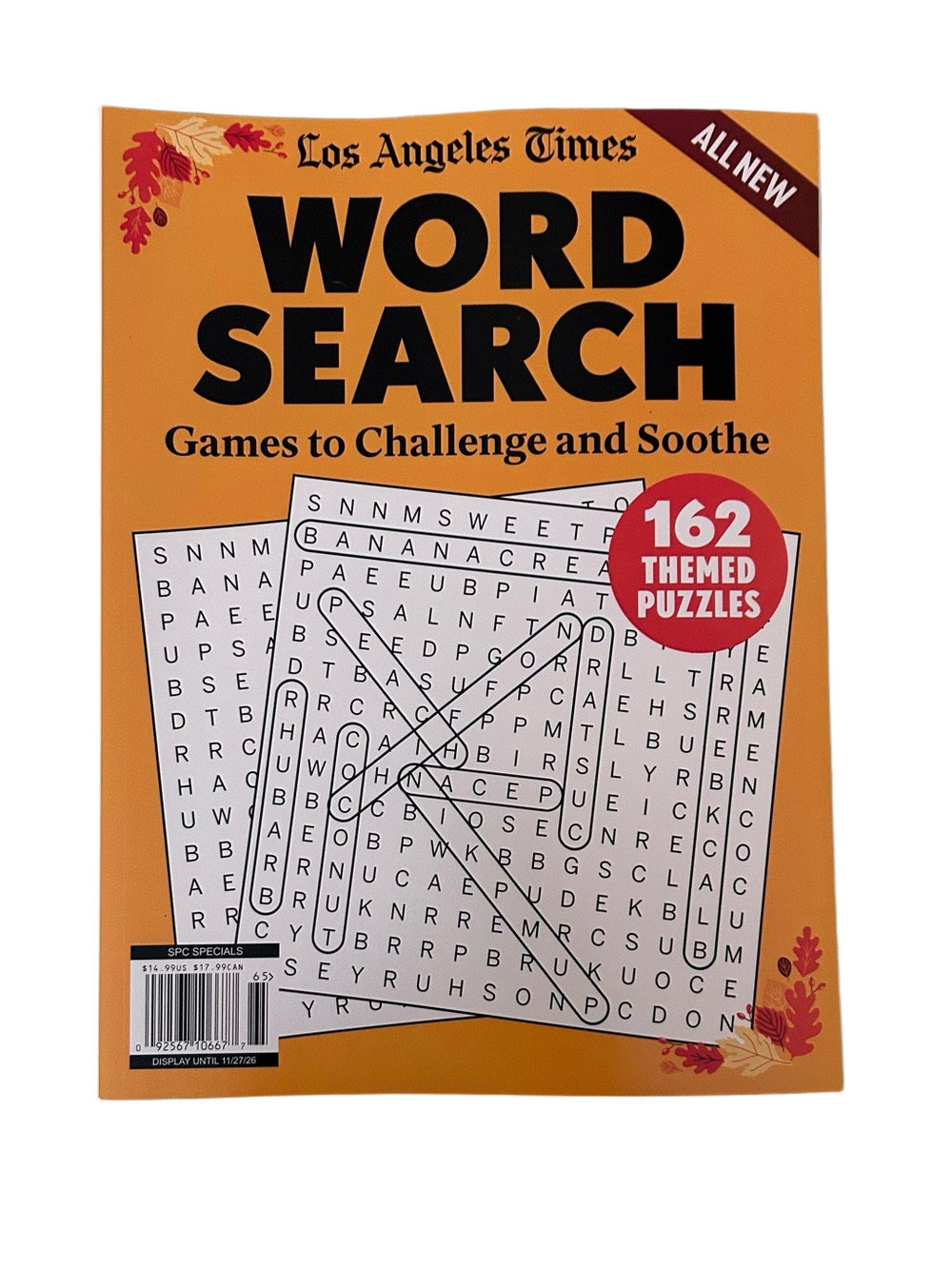 Los Angeles Times Word Search Puzzle Book - 162 Themed Puzzles